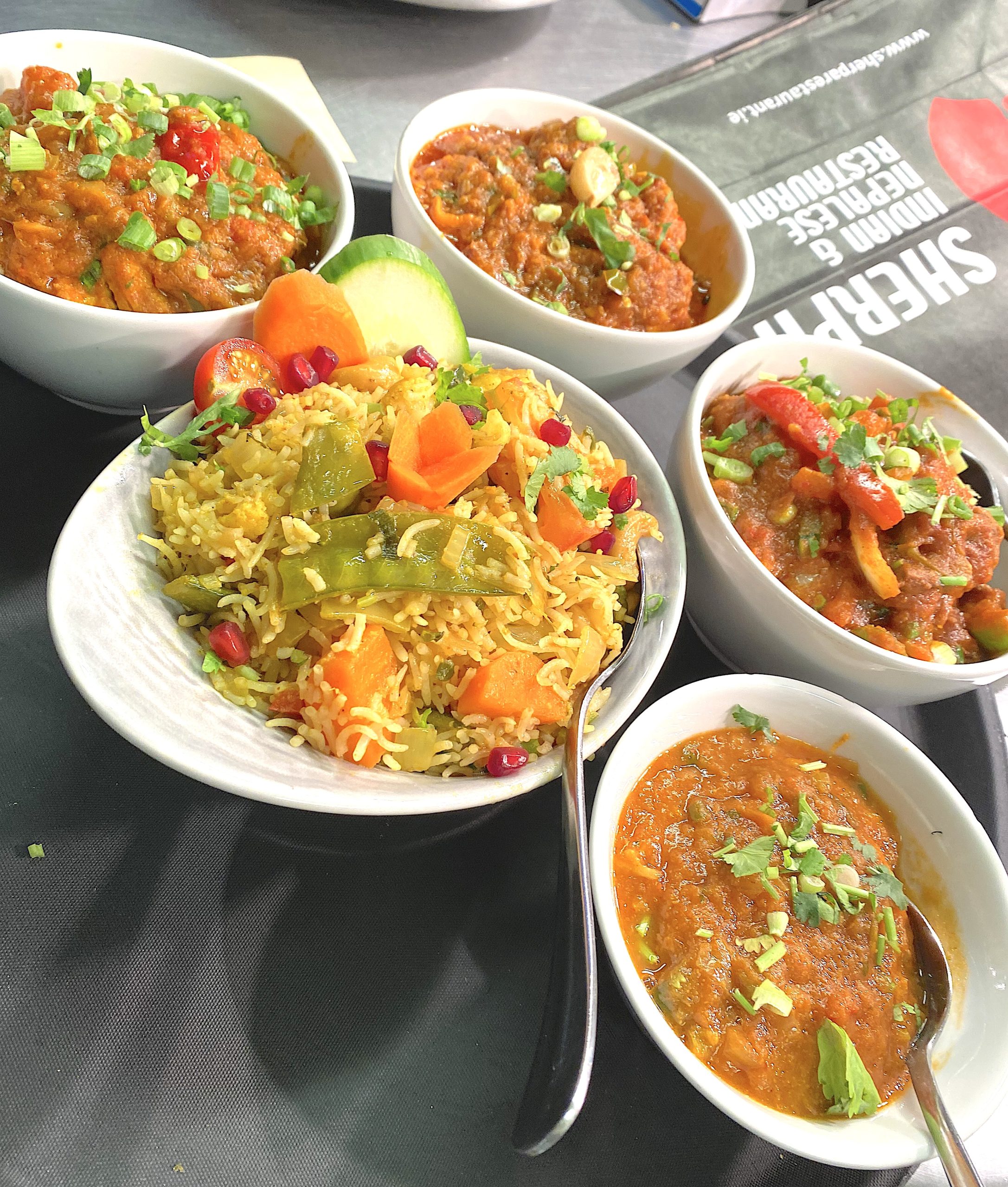 Traditional Nepalese Plate Presentation